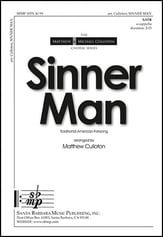 Sinner Man SSAATBB choral sheet music cover